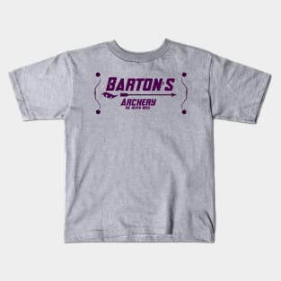 Bartons Archery Purple Kids T-Shirt